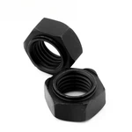 Черный оксидный шестигранный фланцевый сварная гайка