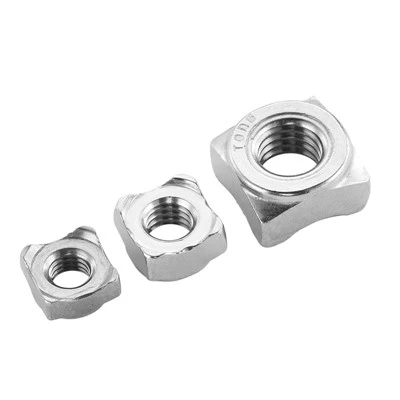 SS 304 DIN928 квадратная сварная гайка M10